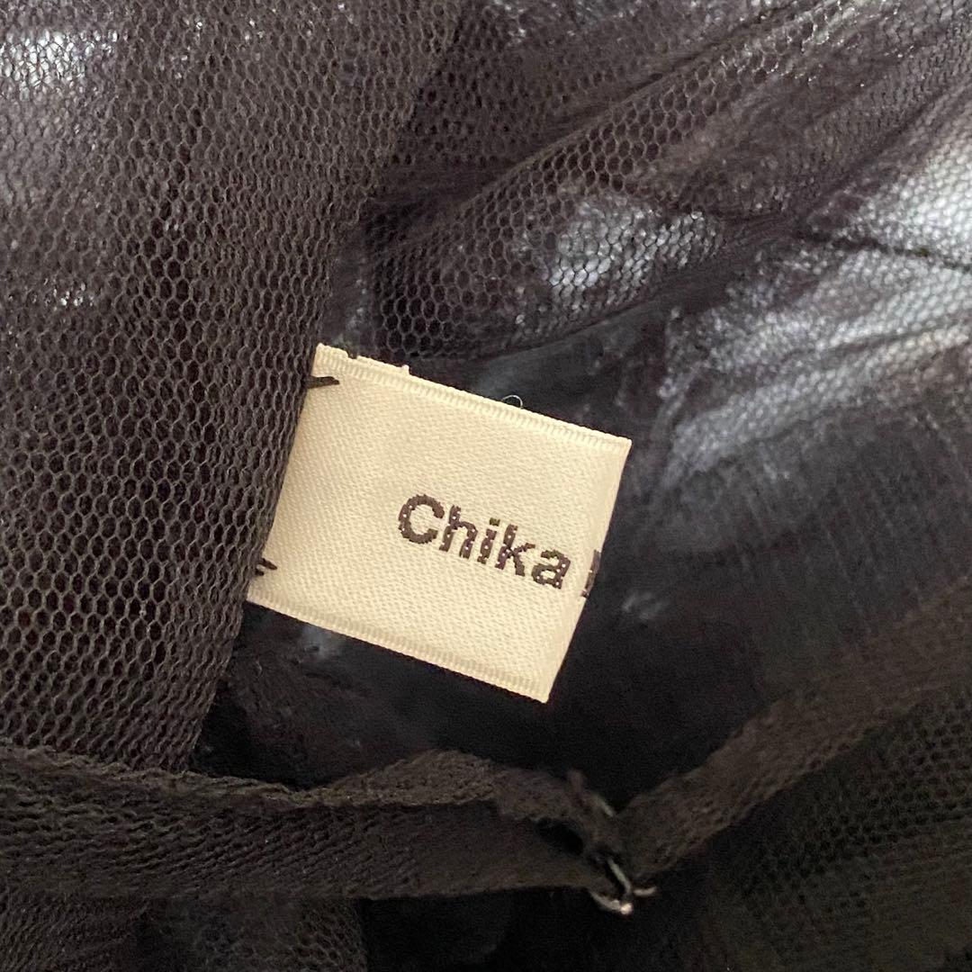 chikakisada チカキサダ キャミソール チュール ビスチェ トップス