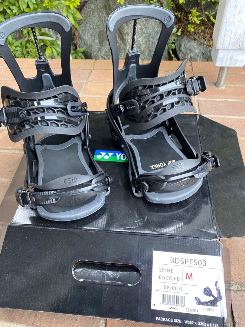 ヨネックス スノーボードビンディング BDSPFS03 M ブラック