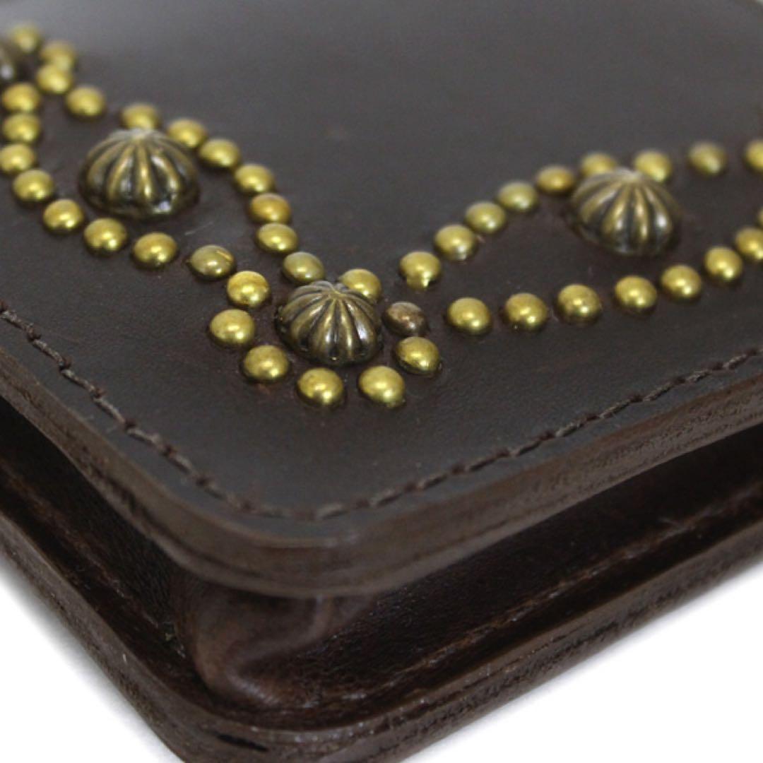 HTC スタッズ装飾 ケース 財布