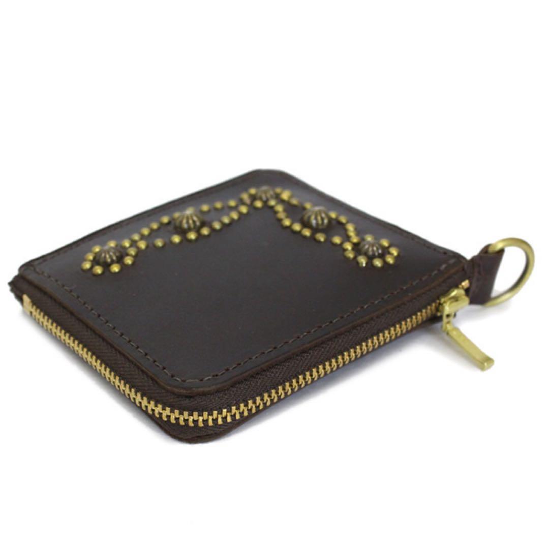 HTC スタッズ装飾 ケース 財布