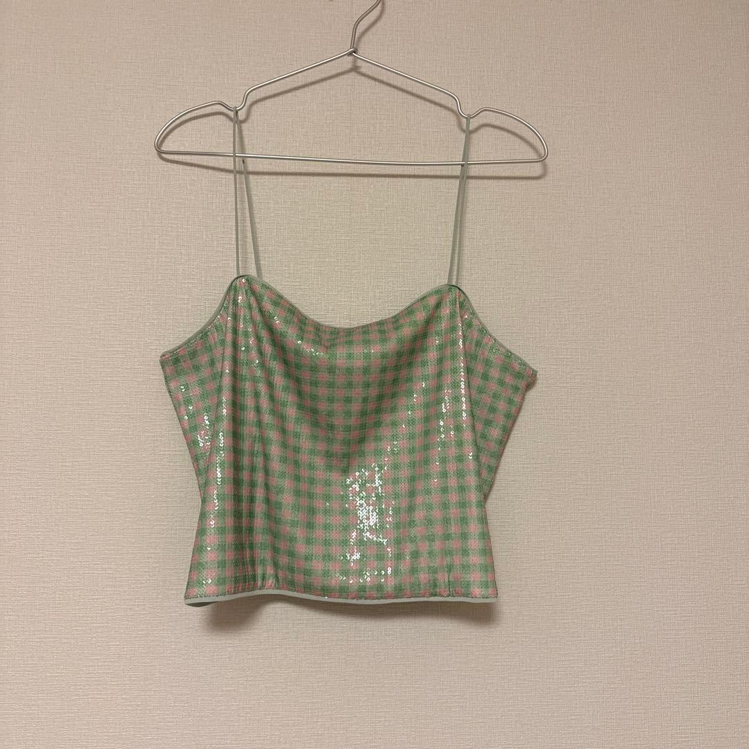 バウムウンドヘルガーデン　スパンコールキャミソール