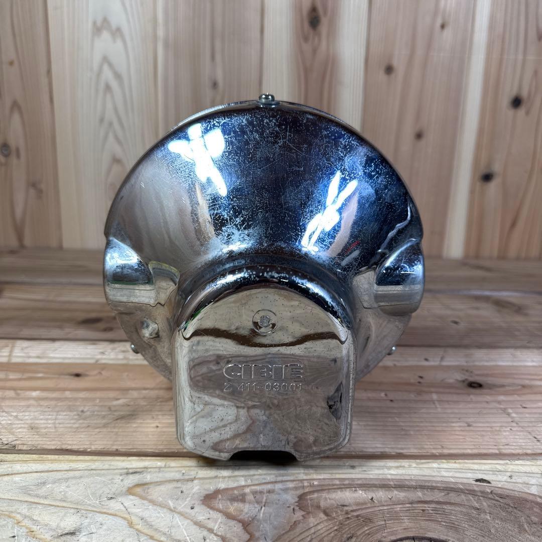 【希少当時物】CIBIE シビエ　ヘッドライト　180パイ　メッキケース　ロゴ有