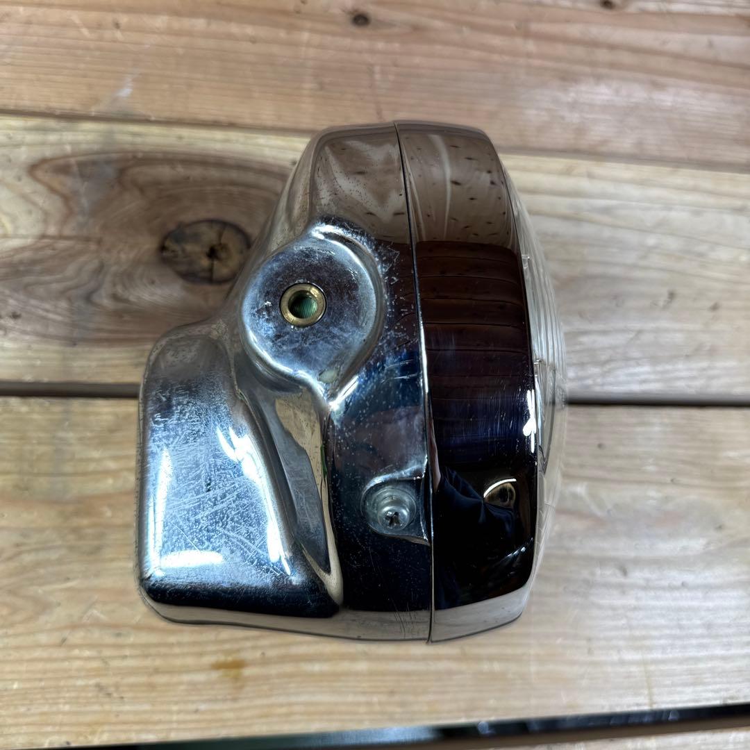 【希少当時物】CIBIE シビエ　ヘッドライト　180パイ　メッキケース　ロゴ有