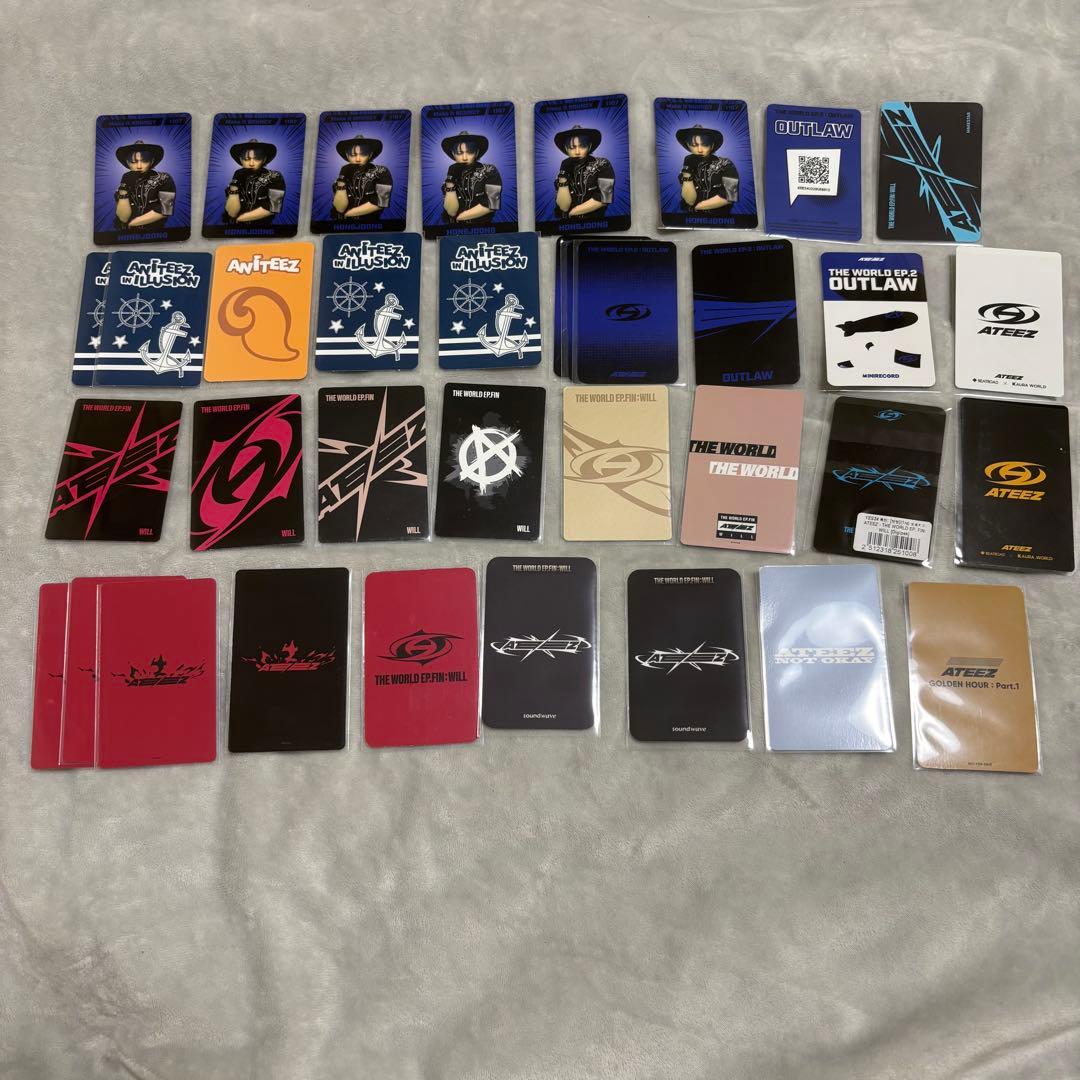 ATEEZ ホンジュン HONGJOONG 홍중 ラキドロ 封入 トレカ まとめ