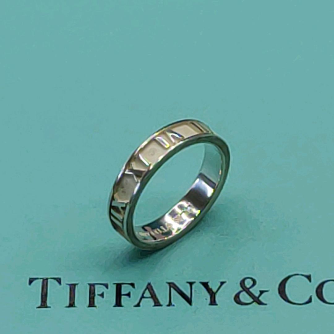 ake　ティファニー　 TIFFANY&Co.アトラススリムリング　10号