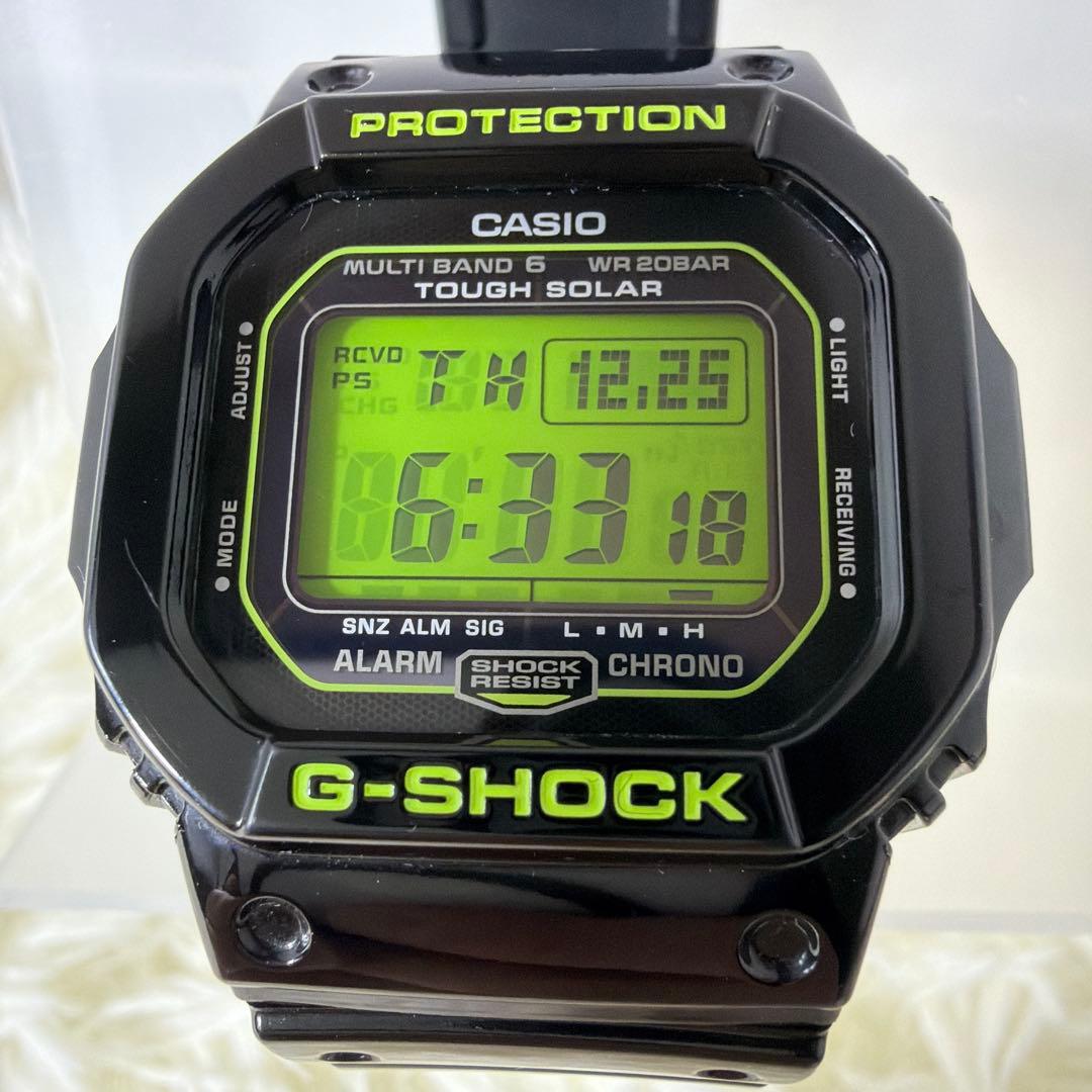 極美品 G-SHOCK GW-M5610B-1JF タフソーラー 電波モデル　緑