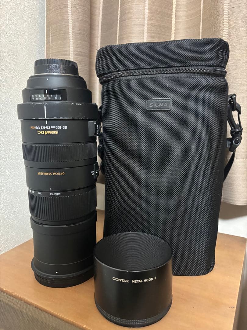 レンズ(ズーム) Sigma 150-500mm F5-6.3 DG OS APO HSM