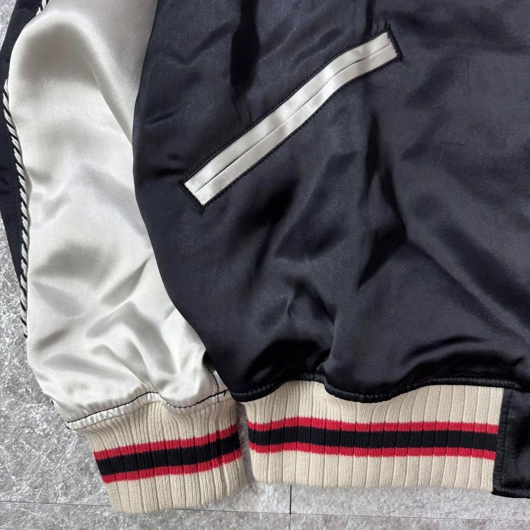 未使用級 ヒステリックグラマー FLAMING YOUTH刺繍 スカジャン M