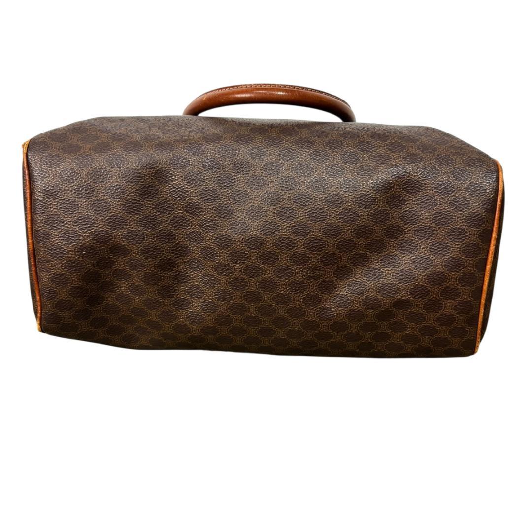 CELINE セリーヌ マカダム　レザー　ボストンバッグ　ハンドバッグ