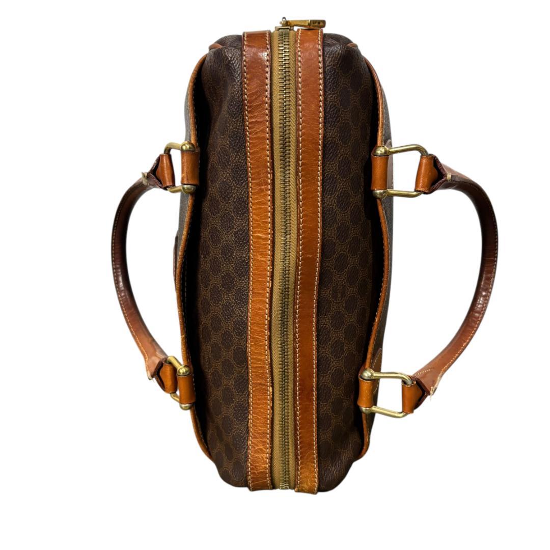 CELINE セリーヌ マカダム　レザー　ボストンバッグ　ハンドバッグ