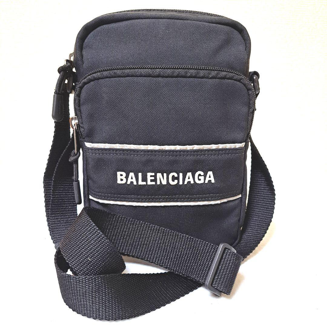 【極美品】BALENCIAGAスポーツスモールメッセンジャーバッグ　斜め掛け　黒