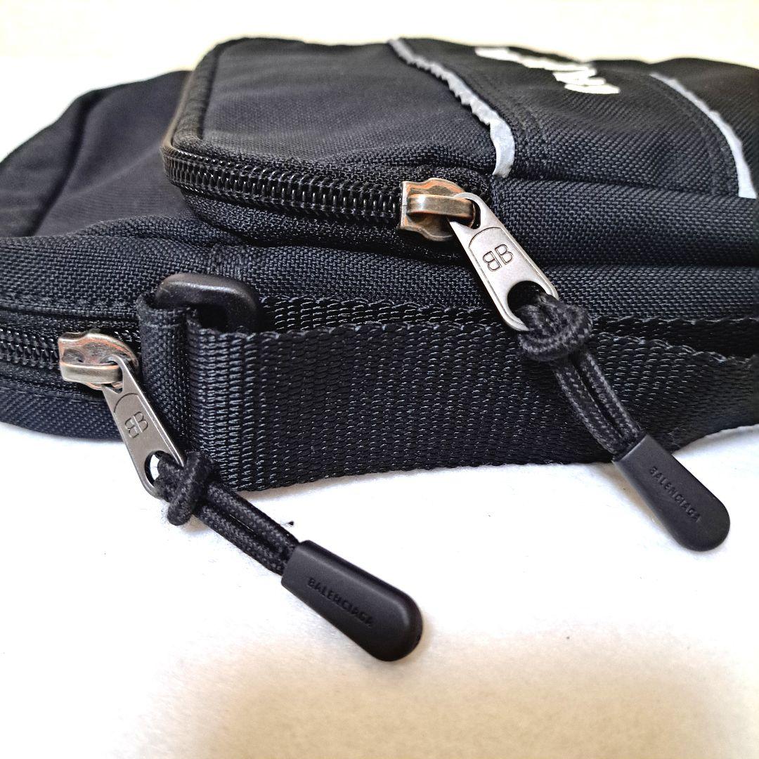 【極美品】BALENCIAGAスポーツスモールメッセンジャーバッグ　斜め掛け　黒