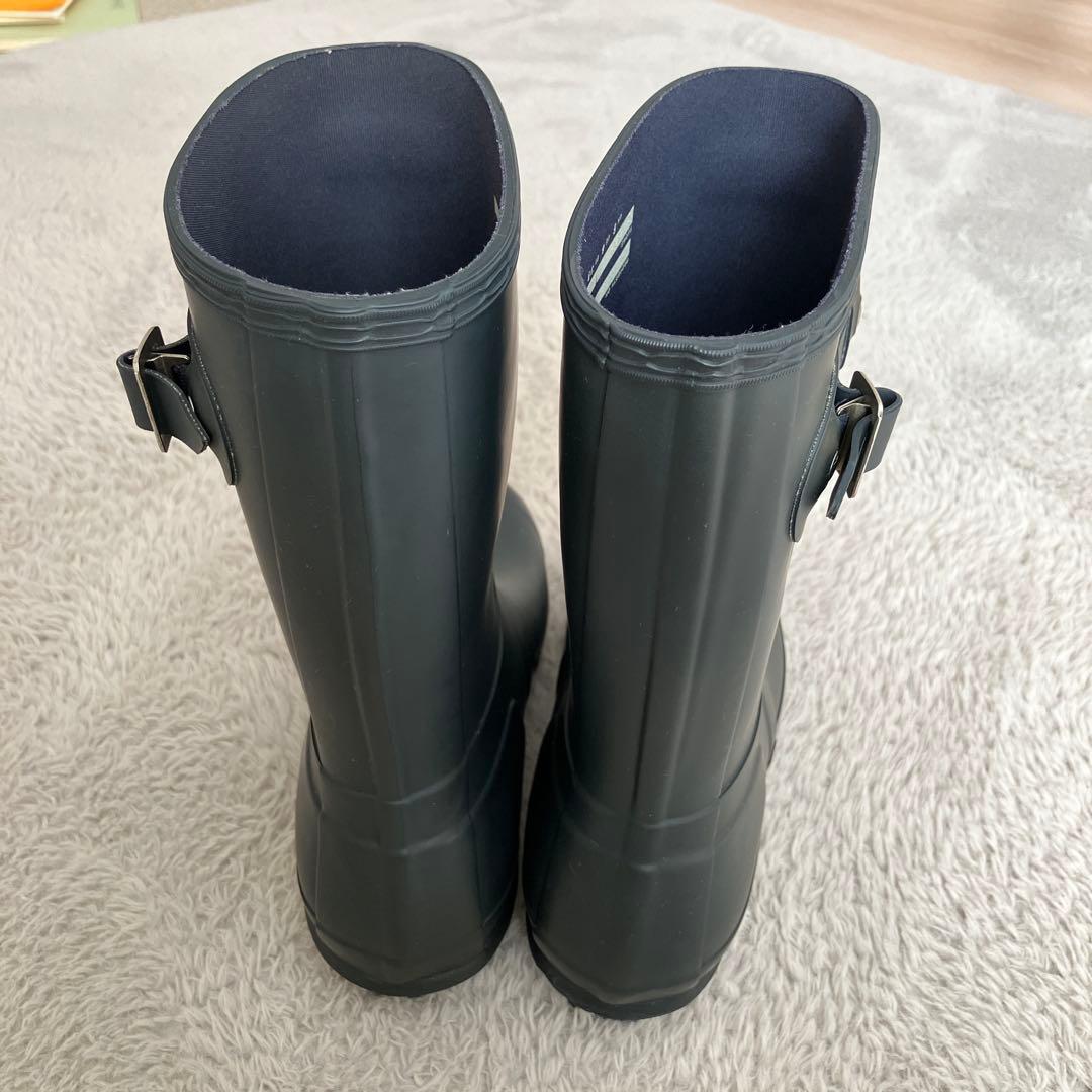 梅雨前の今がチャンス！！Hunterレインブーツ25cm（レディース）極美品！！