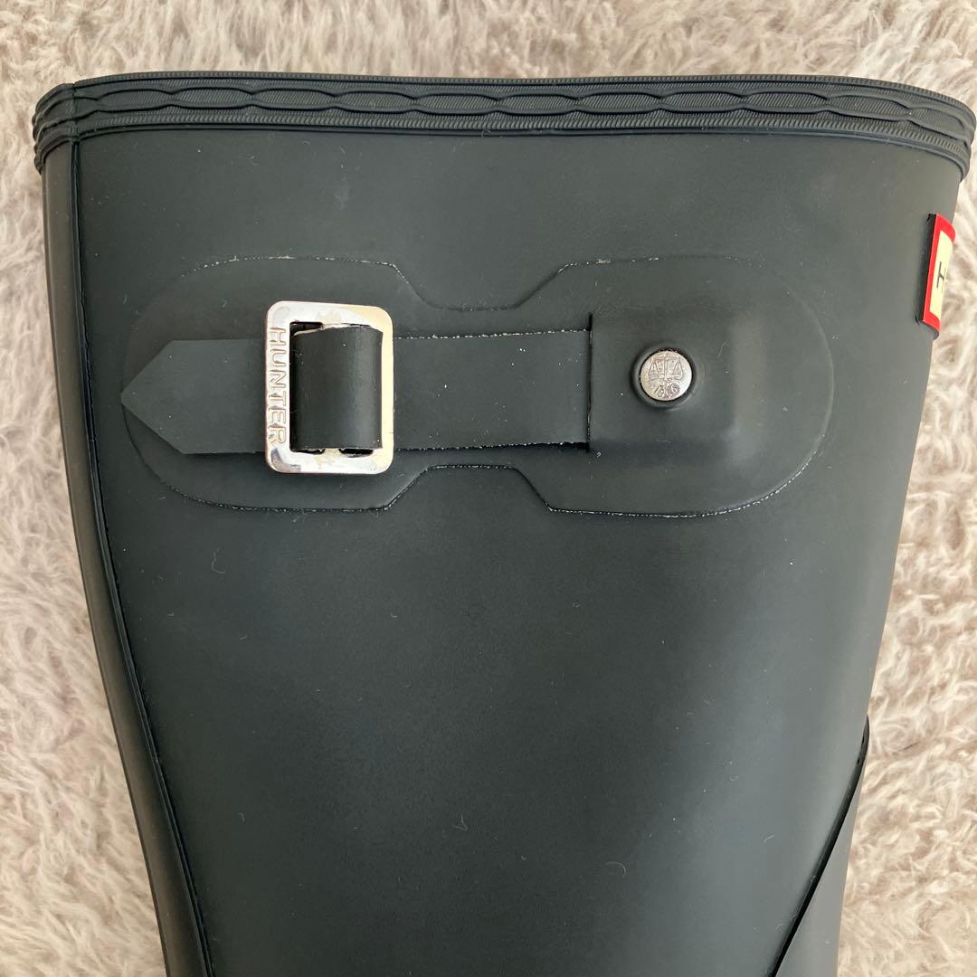 梅雨前の今がチャンス！！Hunterレインブーツ25cm（レディース）極美品！！