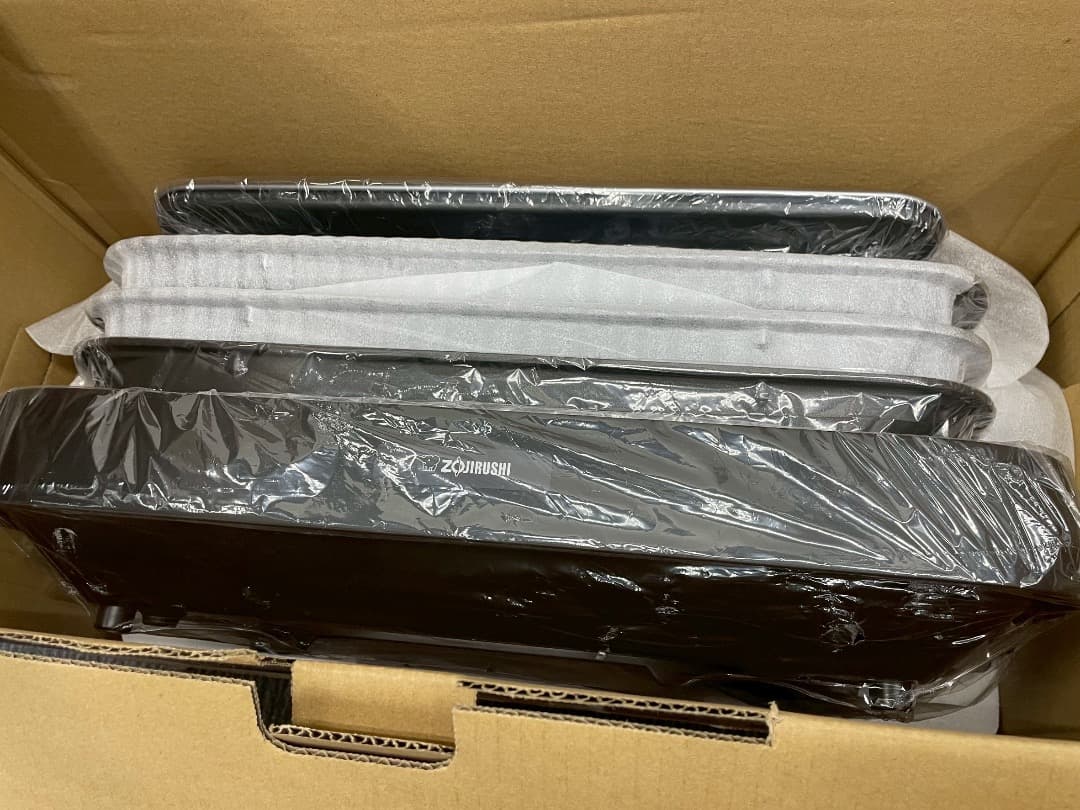 ★未使用品！ZOJIRUSHI EA-KJ30-BA ホットプレート 3枚タイプ