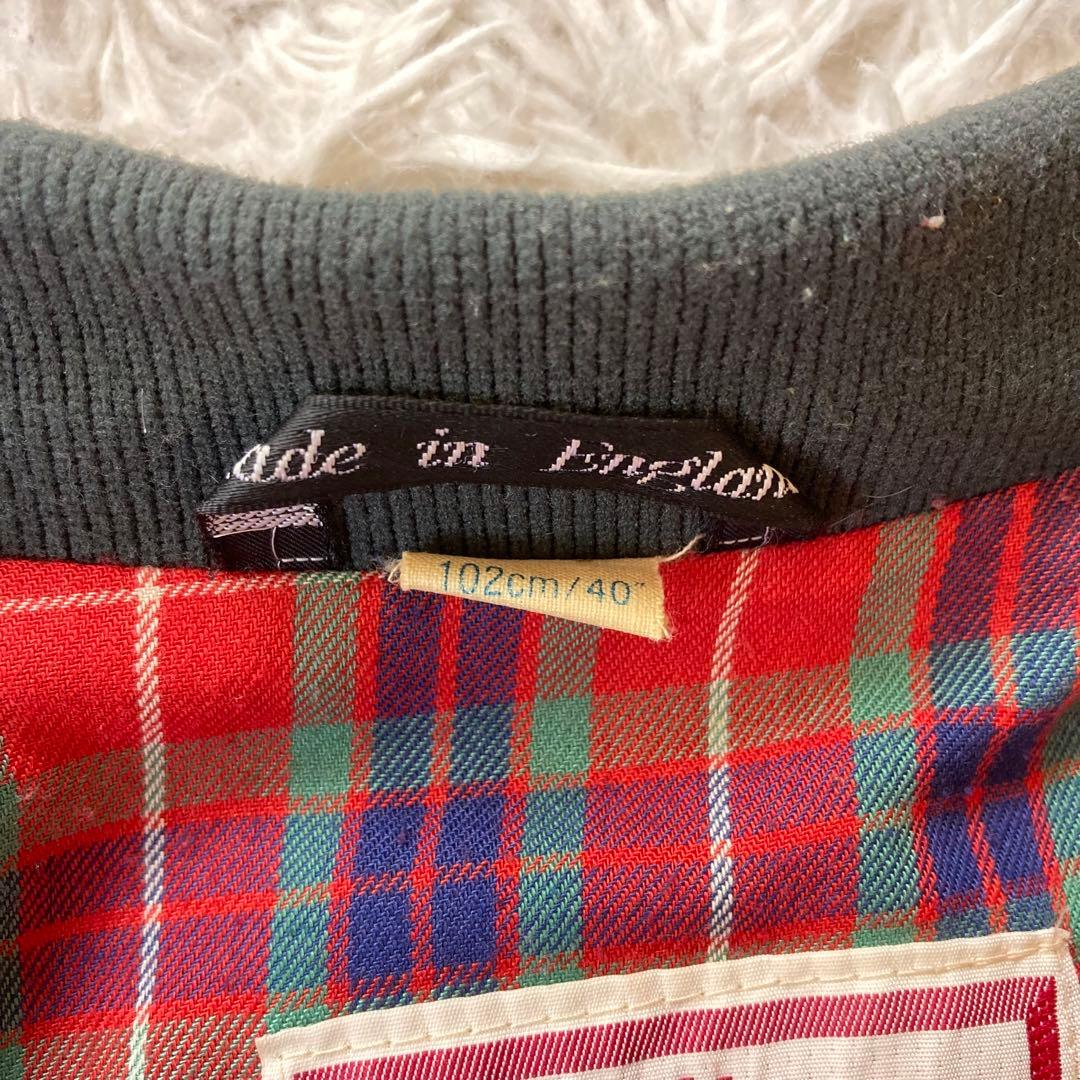 BARACUTA ハリントンジャケット L 40 ダークグリーン スイングトップ