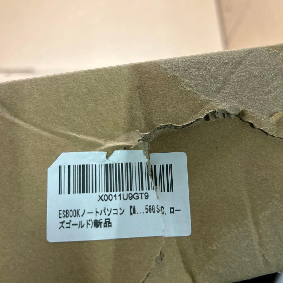 ESBOOKノートパソコン　14インチ　256G SSD, ローズゴールド