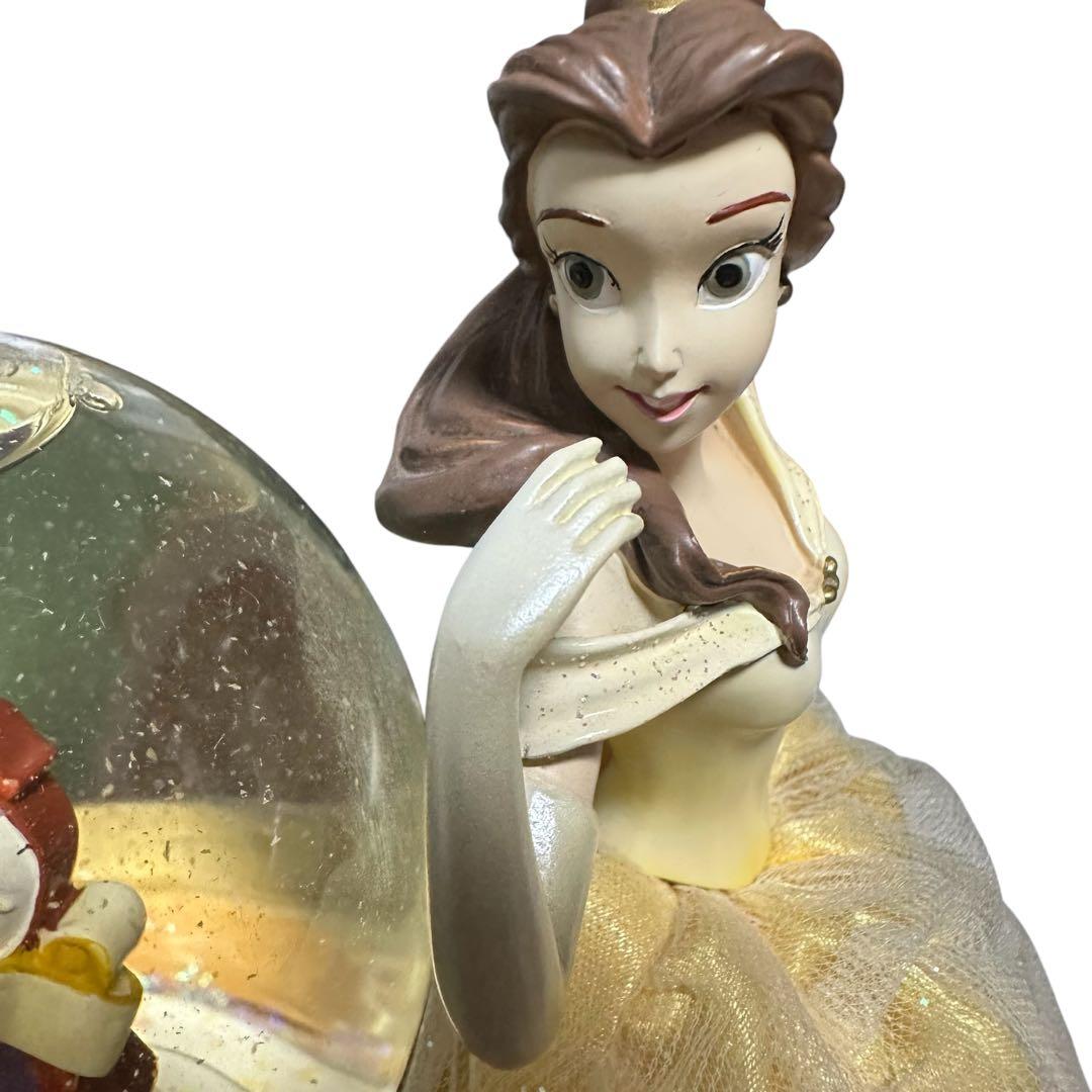 Disney ディズニー　美女と野獣　オルゴール　スノードーム　1991年製