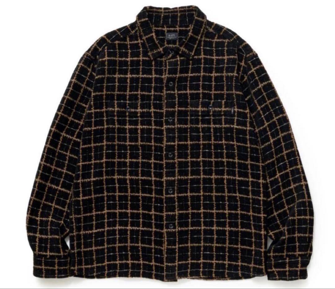 トップス RATS / MOLESKIN CHECK SHIRT