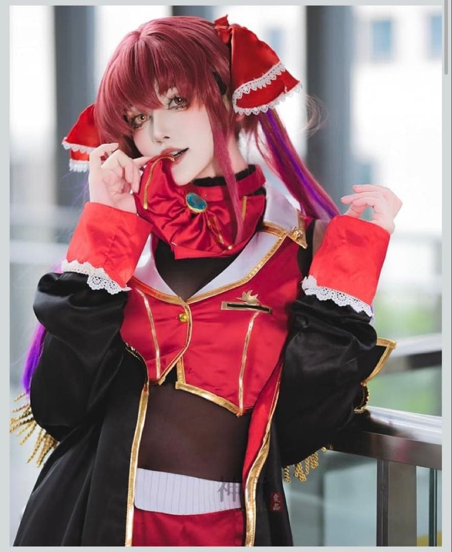 宝鐘マリン コスプレ ウィッグ付き M