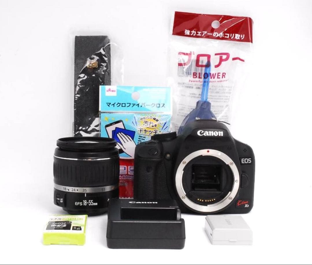 単品初心オススメ⭐️Canon EOS kiss X3 すぐ使える