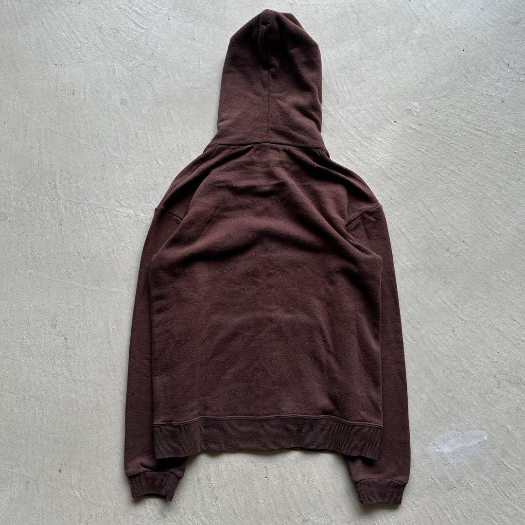 90s~ helthknit zip hoodie フルジップパーカー ブラウン