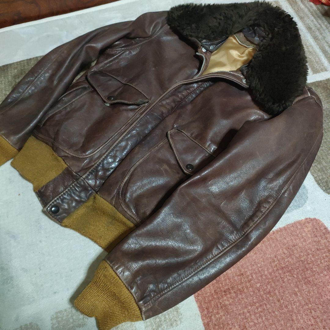 専用良品人気Schott184SM３８TALONフライトジャケットダメでも対応有