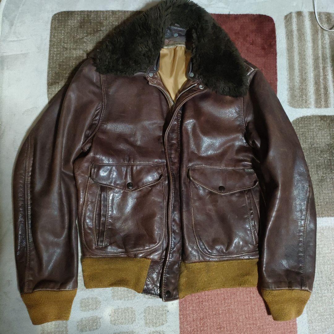 専用良品人気Schott184SM３８TALONフライトジャケットダメでも対応有