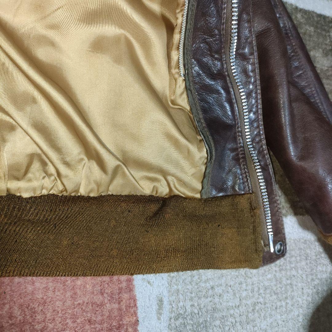 専用良品人気Schott184SM３８TALONフライトジャケットダメでも対応有