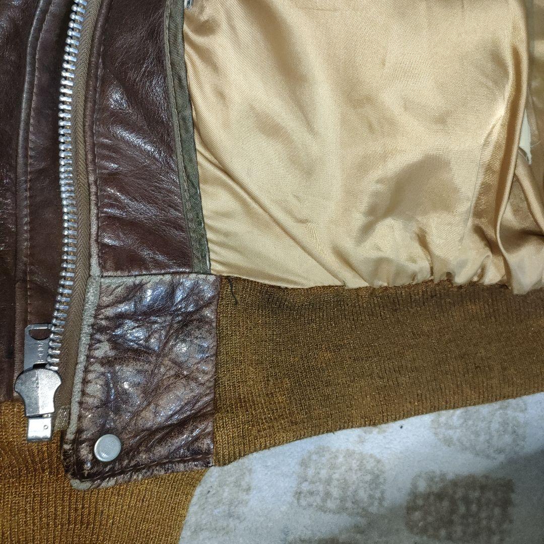 専用良品人気Schott184SM３８TALONフライトジャケットダメでも対応有