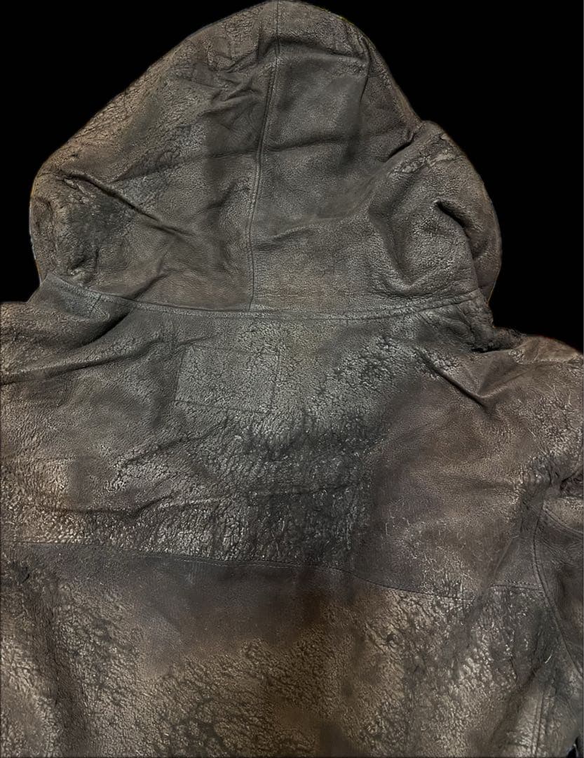 ヴ*ド様 UNDERCOVERISM ラムレザーロングジップアップパーカー