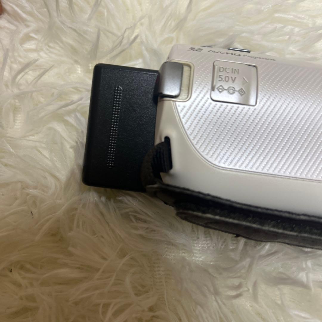 【美品】Panasonic HC-V360MS ホワイト ビデオカメラ