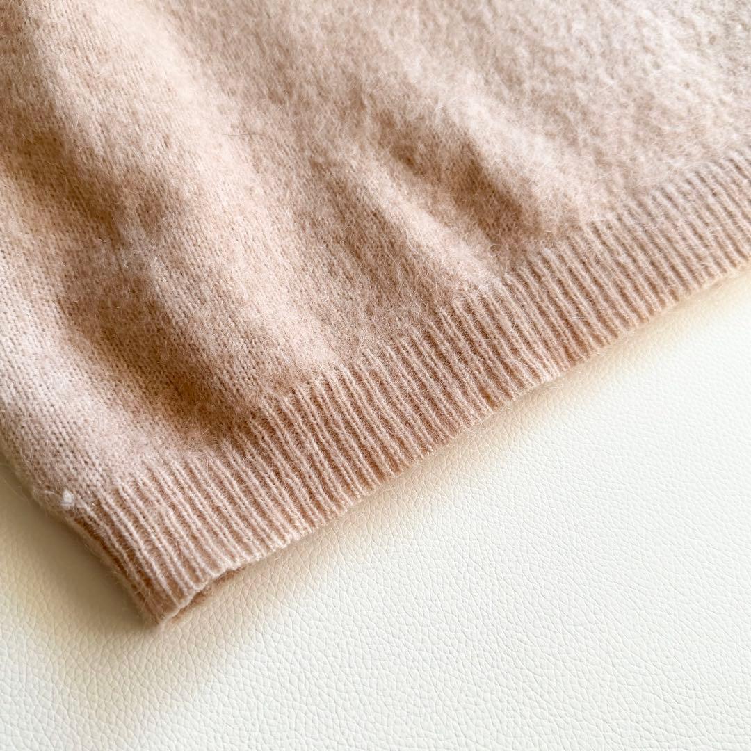 【アクネ】DRAMATIC MOH ふわモヘアニットXS モヘア ピンクベージュ