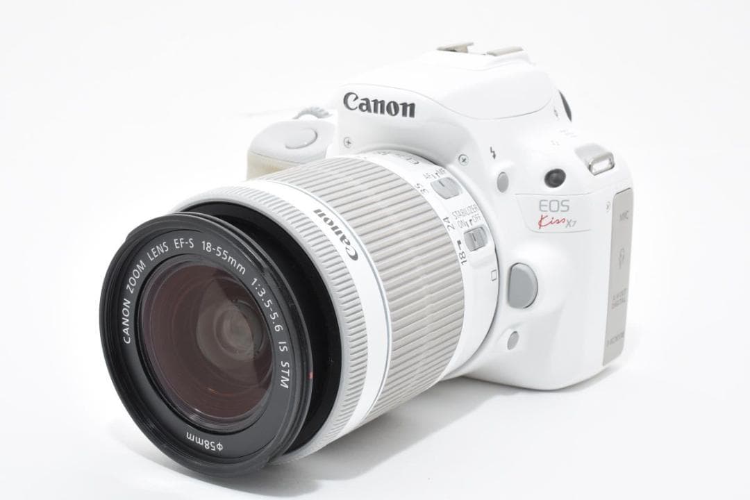 Canon EOS Kiss X7 レンズキット ホワイト デジタル一眼カメラ