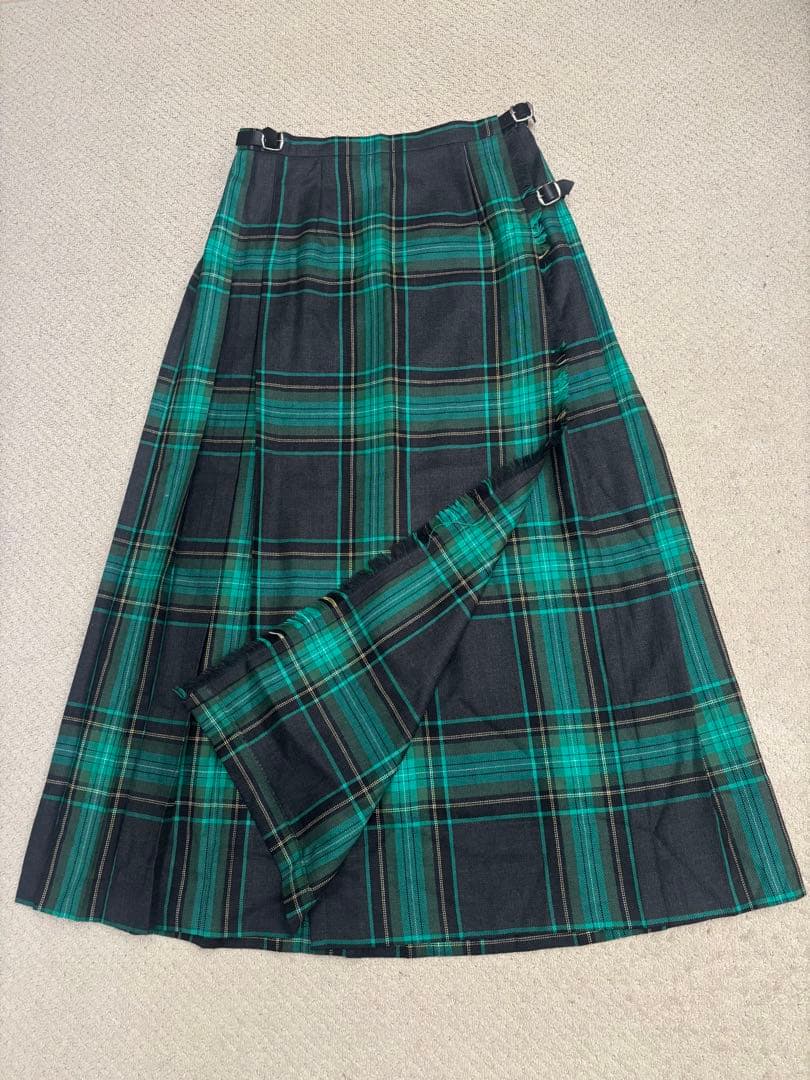 O'NEIL OF DUBLIN タータンチェック マキシ丈 ロングスカート L