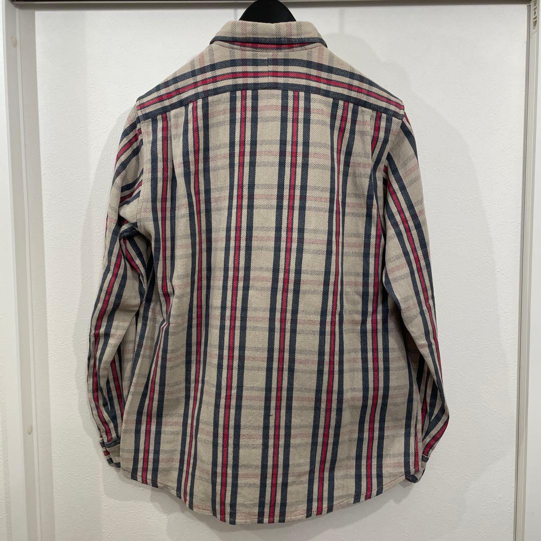 RRL ラルフローレン　三ツ星　チェック柄ネルシャツ S ダブルアールエル