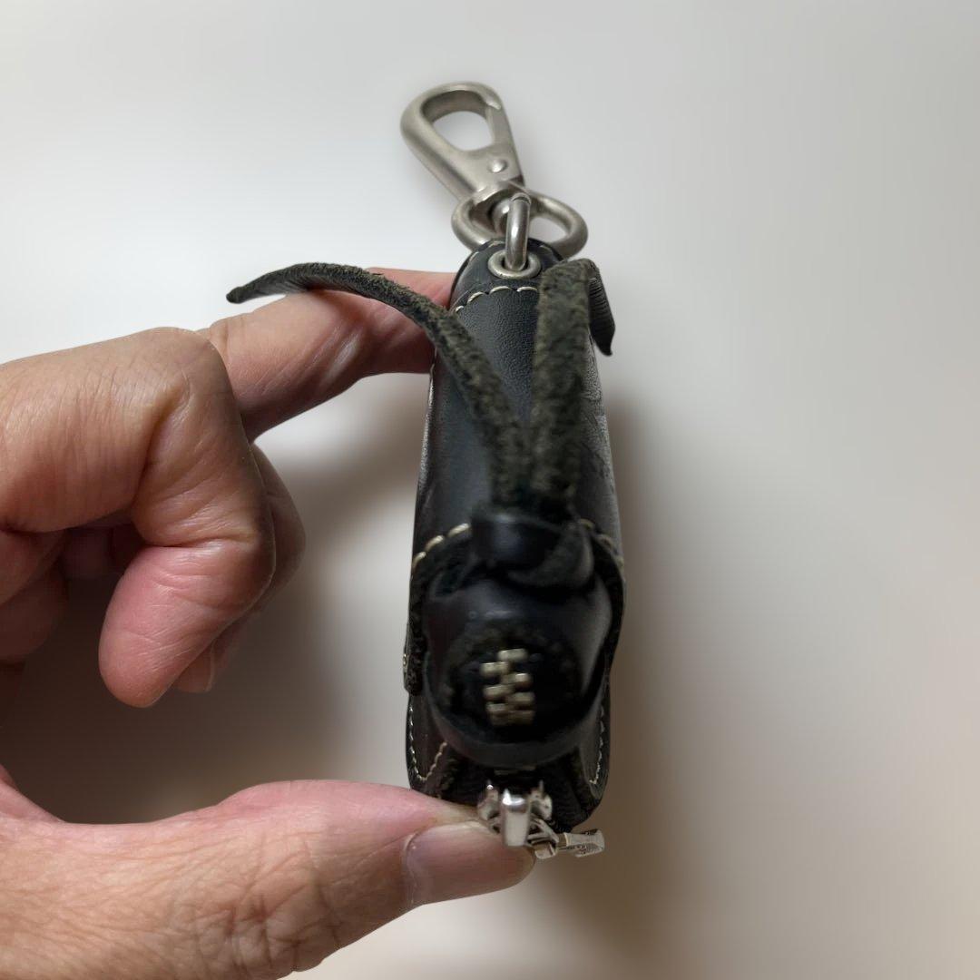 レッドムーン キーリング付きレザーケース