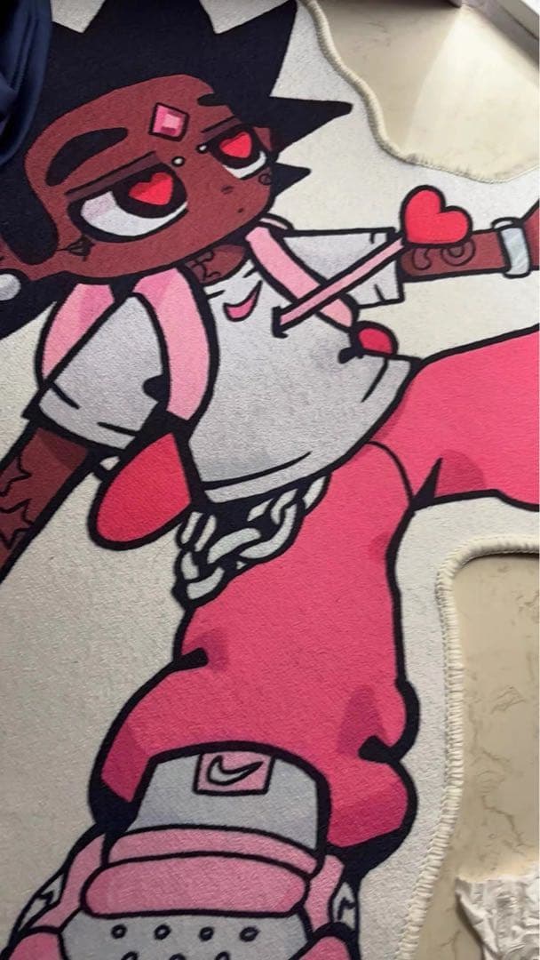 Lil uzi vertキャラクターデザインラグ リル・ウージーマットy2k