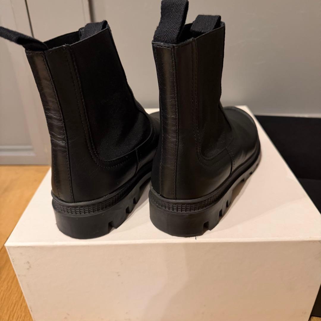 LOEWE ブラック サイドゴアブーツ 38