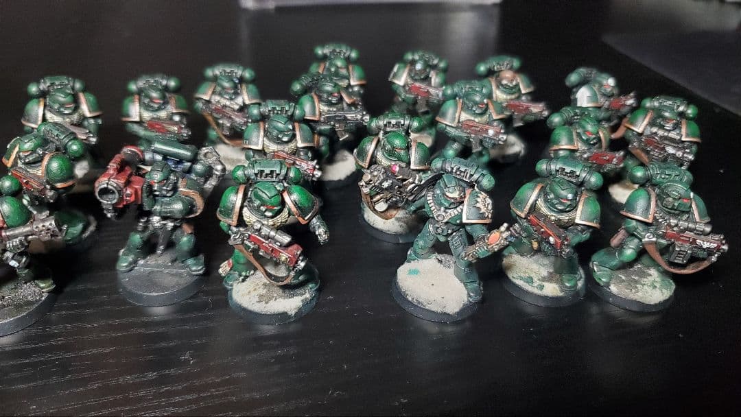 ウォーハンマー40k スペースマリーン戦術部隊。ミニチュア20体