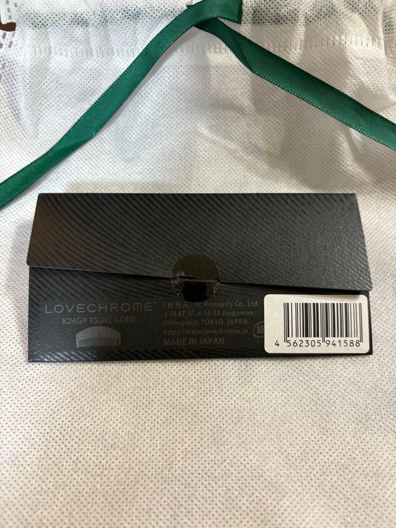 LOVE CHROME　K24GP ツキ ゴールド　くし　ラブクロム　コーム