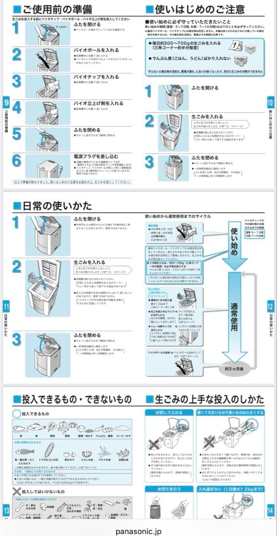 National 生ごみ処理機 TK-400-H コンポスト堆肥【屋外据置型】