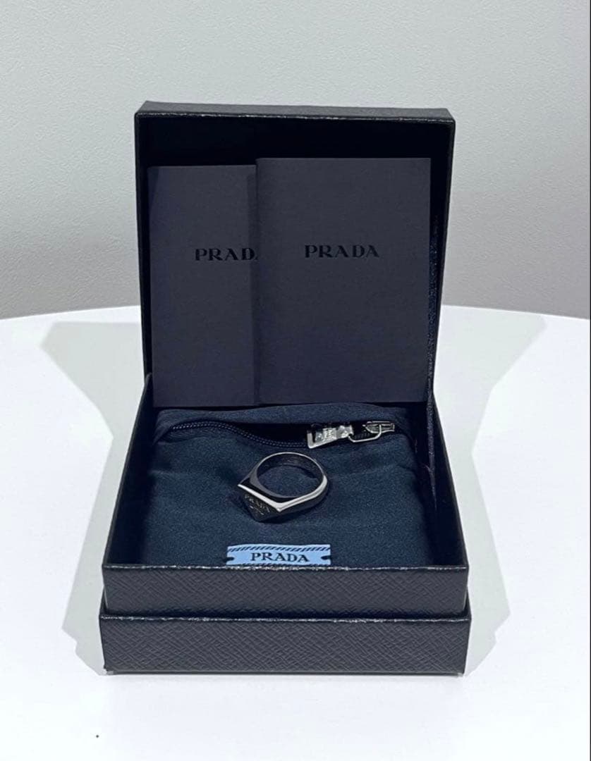 PRADA プラダ シルバー925 トライアングルリング 正規品