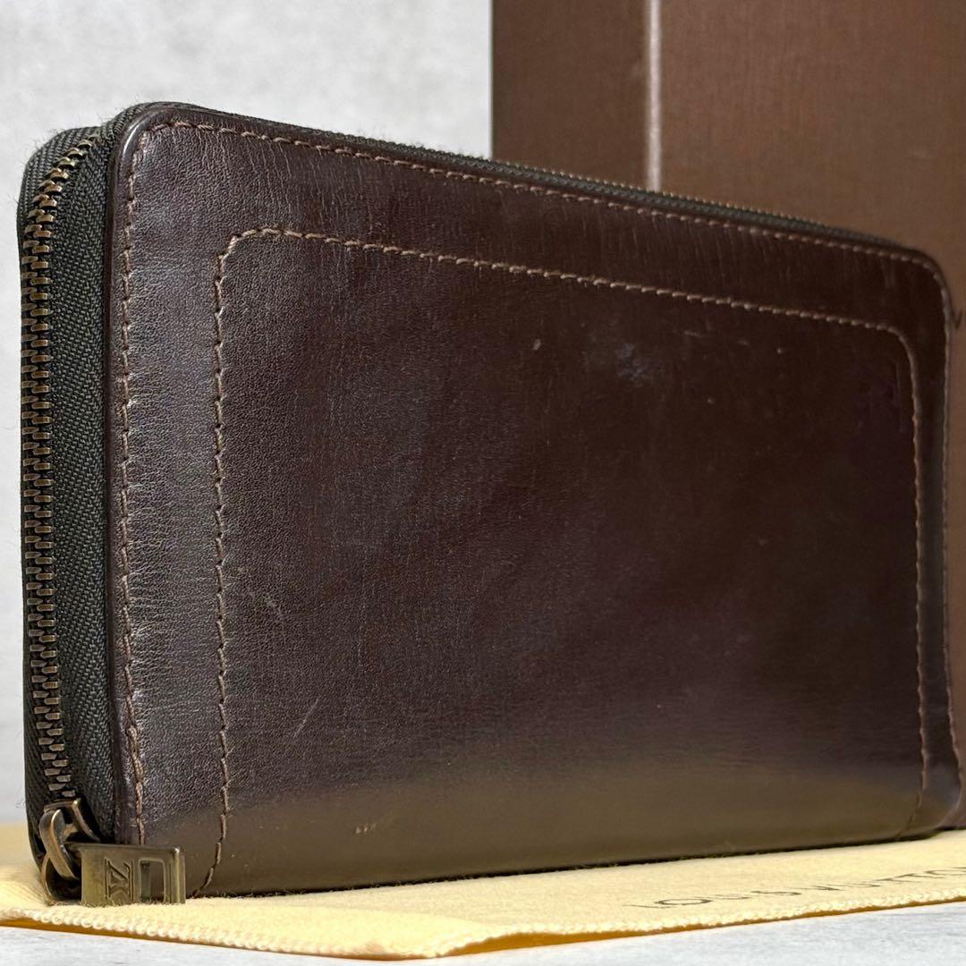美品 激レア ルイヴィトン ユタ カフェ ジッピーオーガナイザー 長財布