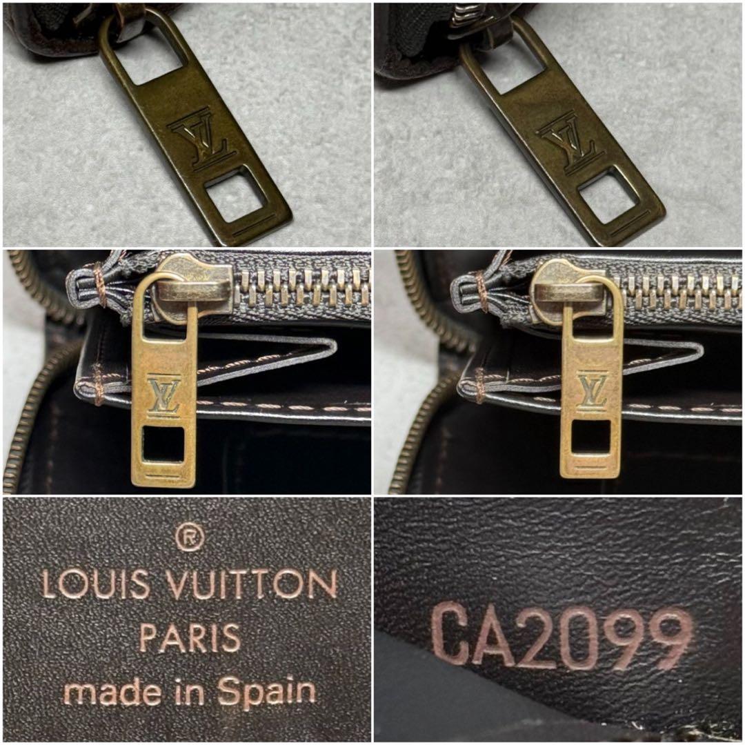 美品 激レア ルイヴィトン ユタ カフェ ジッピーオーガナイザー 長財布