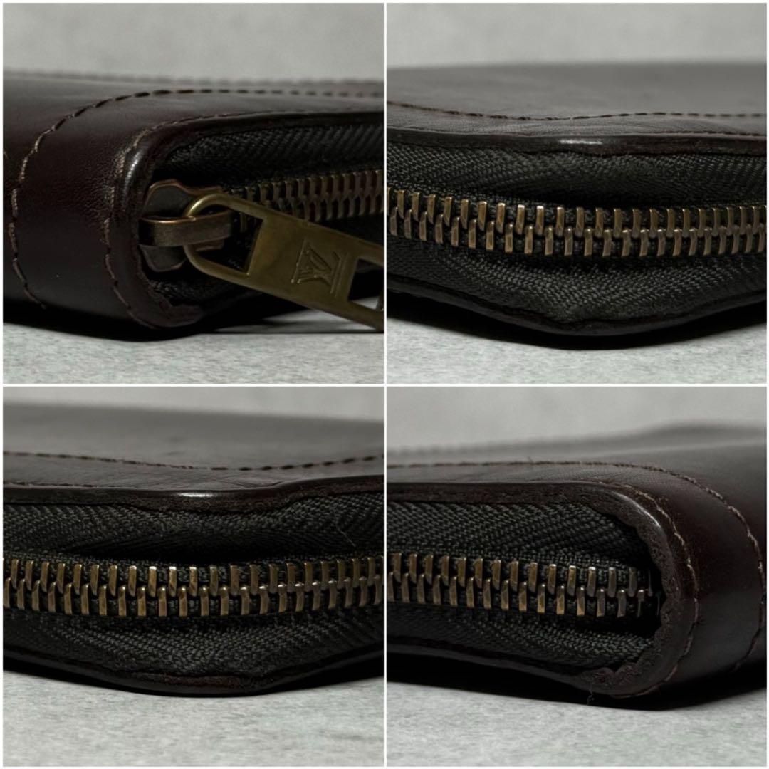 美品 激レア ルイヴィトン ユタ カフェ ジッピーオーガナイザー 長財布