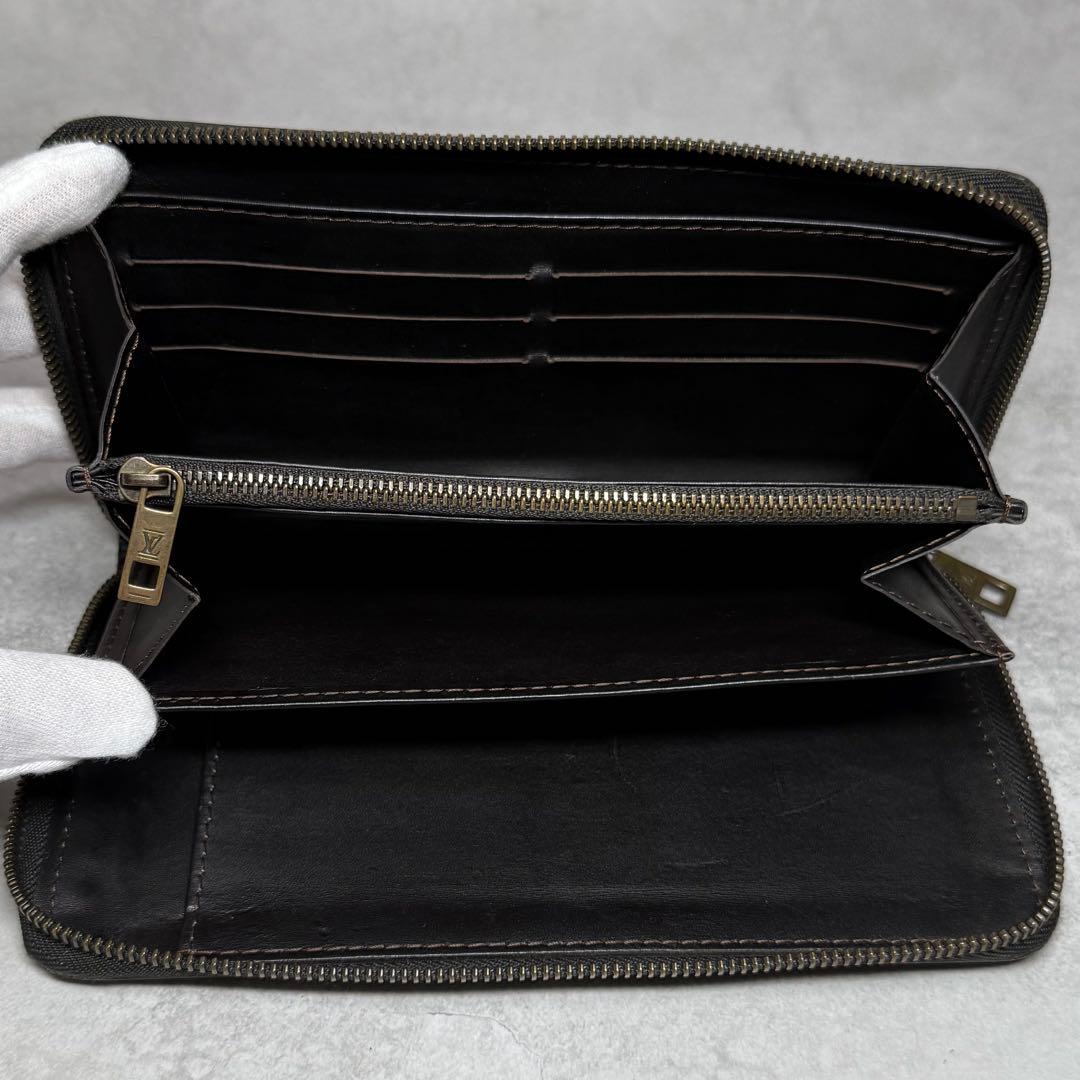 美品 激レア ルイヴィトン ユタ カフェ ジッピーオーガナイザー 長財布