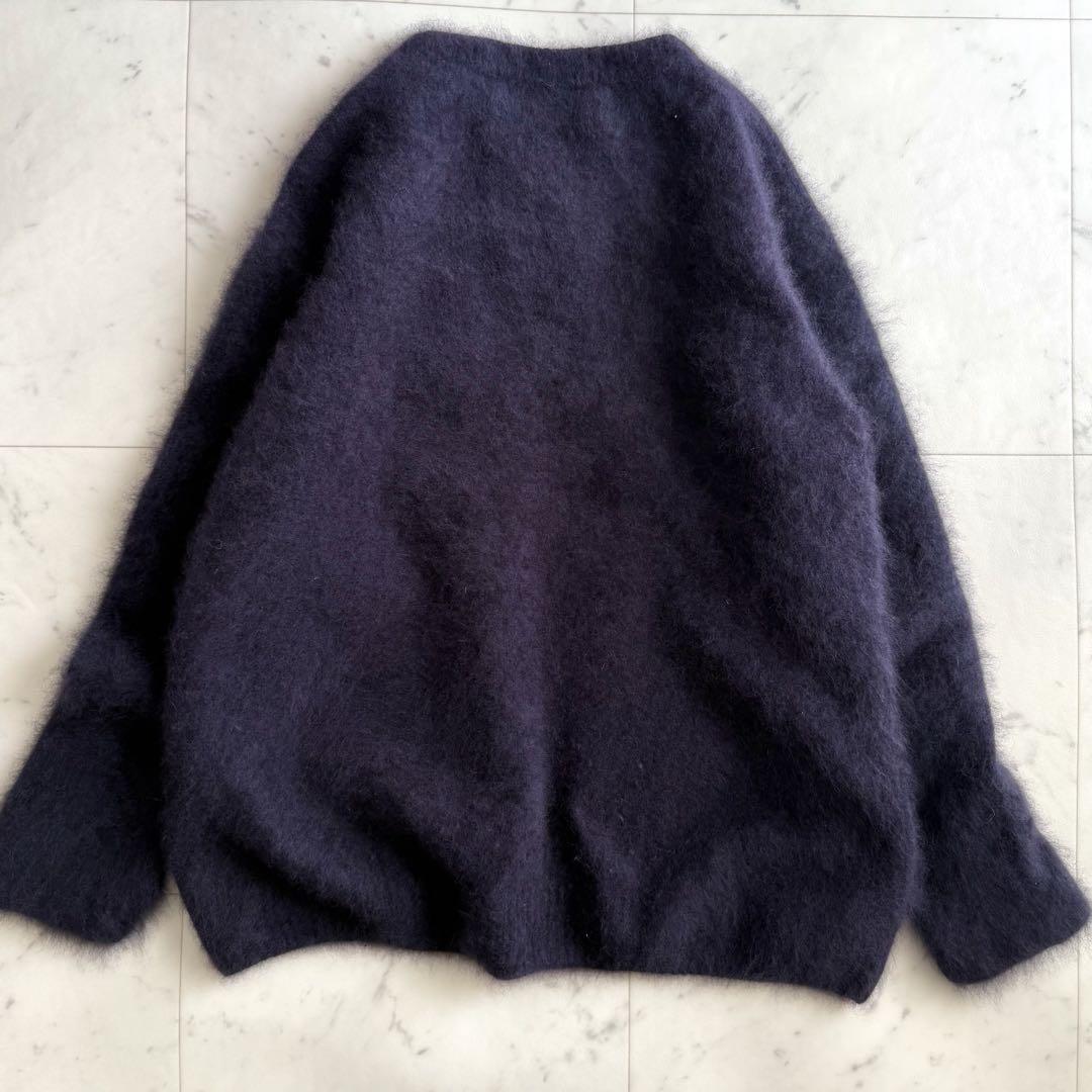 美品 ロンハーマン ウール クルーネック ふわふわ ニット◆ネイビー