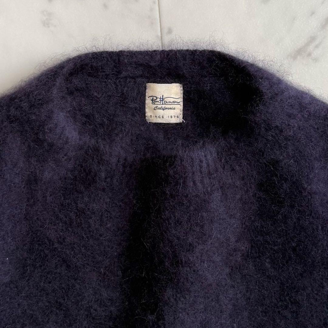 美品 ロンハーマン ウール クルーネック ふわふわ ニット◆ネイビー