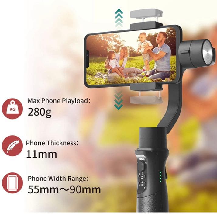 スマホ用 ジンバル3軸スタビライザー